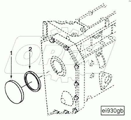 EI9000 Механический тахометр, привод